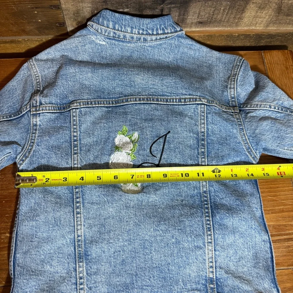 Monogram J Jean Jacket Girls size 6 Art Class‎ brand.